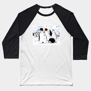 Antarctic Colony Baseball T-Shirt